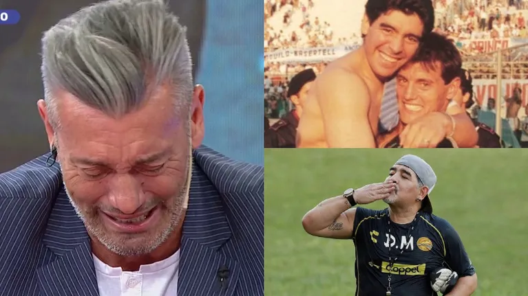 Sergio Goycochea rompió en llanto en vivo despidiendo a Maradona: "Es un pedazo de vida que se va"