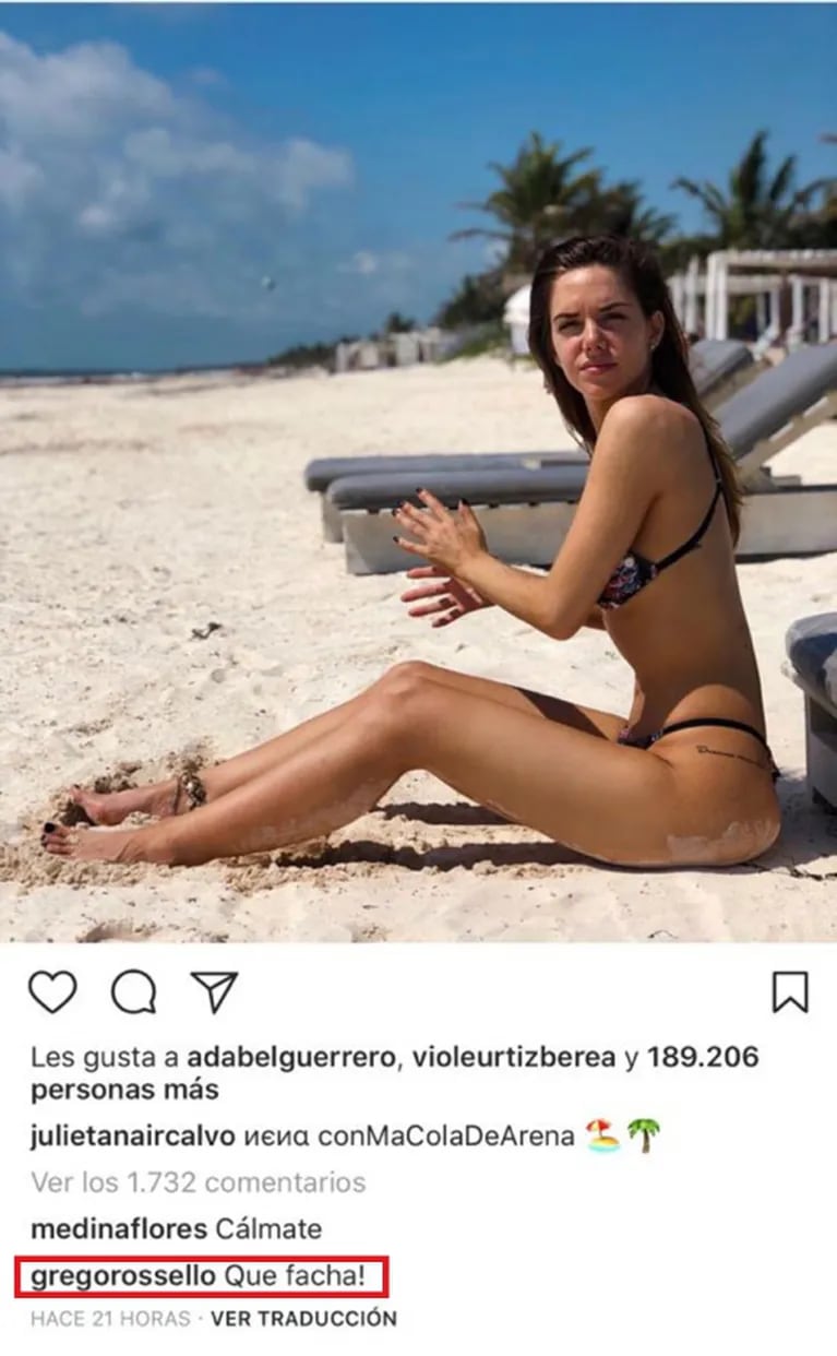 Julieta Nair Calvo y sus postales sexies desde México: bikini y lomazo en las playas de Tulum