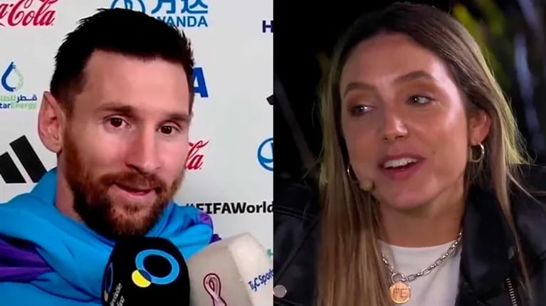 Sofi Martínez explicó por qué Leo Messi no se emocionó con sus elogios en el Mundial de Qatar
