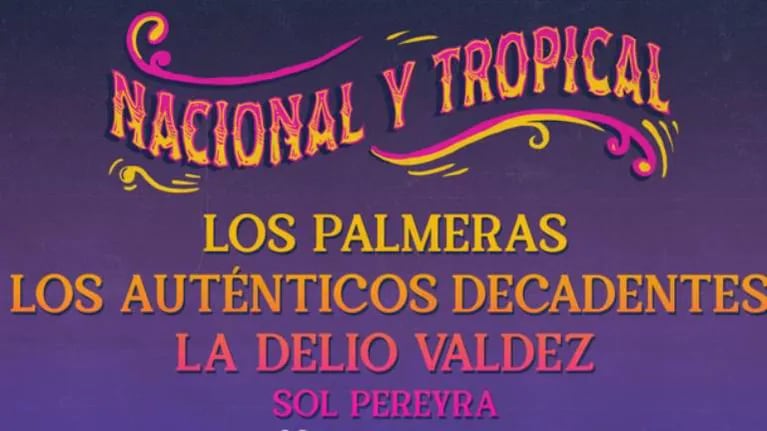 Los Palmeras, Los Decadentes y La Delio Valdez serán parte del Festival Nacional y Tropical