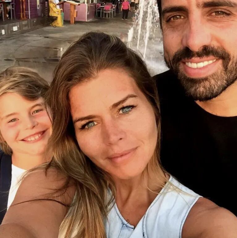 La foto de Angie Balbiani junto a su hijo y su novio a poco de ser mamá: "Una de los 3 antes de ser 4" 