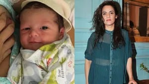 Pilar Gamboa se convirtió en mamá, en plena cuarentena, y presentó la primera foto de su bebé: Llegó el sabandija