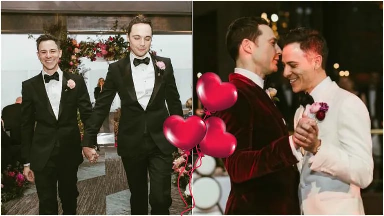 Jim Parsons, el protagonista de The Big Bang Theory, se casó con su novio después de 14 años juntos. Foto: Instagram