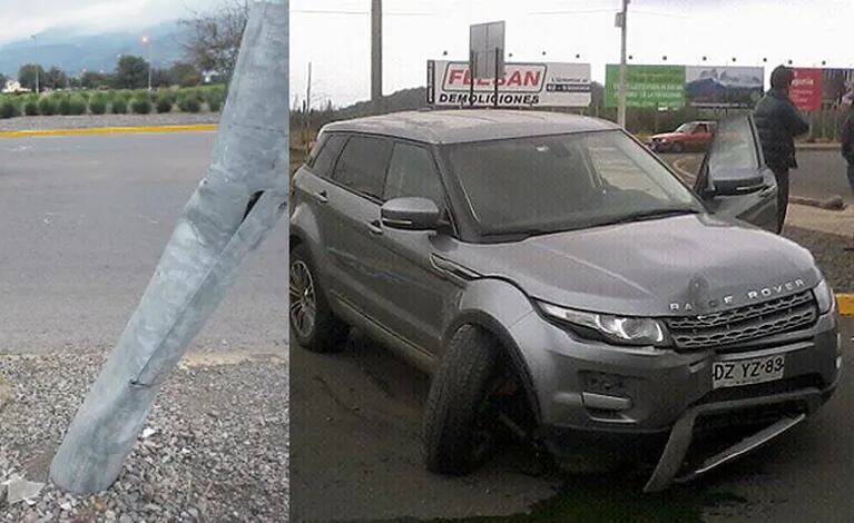 Benjamín Vicuña sufrió un accidente de tránsito con su camioneta. (Foto: @the_chileanway)