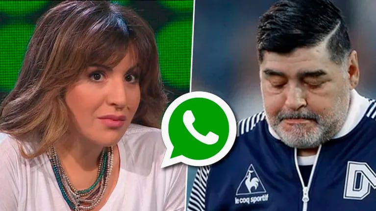 Gianinna Maradona mostró chats con el psicólogo de Diego, dos días antes de su muerte: Tiene ganas de estar solo