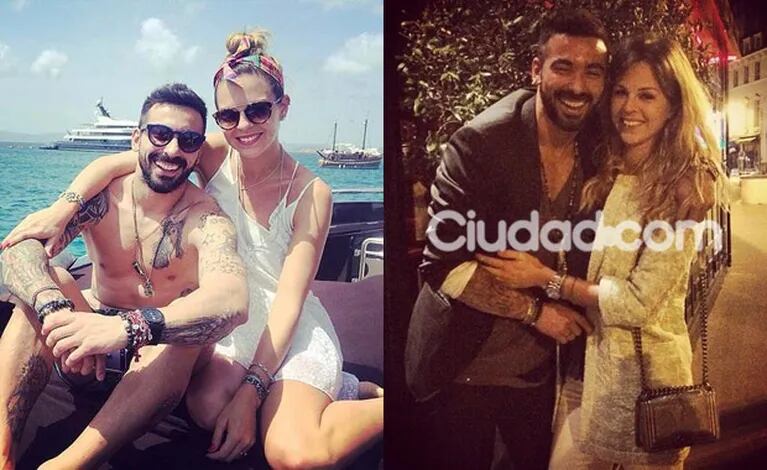 El Pocho Lavezzi y Yanina Screpante siguen juntos y con planes de casamiento. (Fotos: Ciudad.com e Instagram)