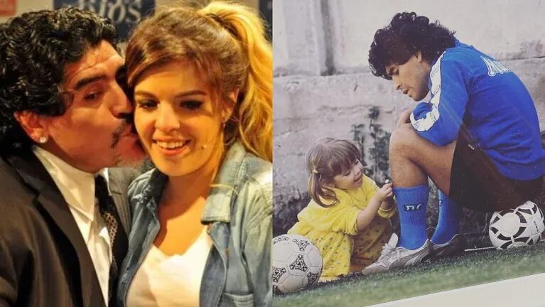 La conmovedora anécdota de Dalma Maradona detrás de su foto con Diego: Le dije a mi mamá que la tire porque estaba enojada