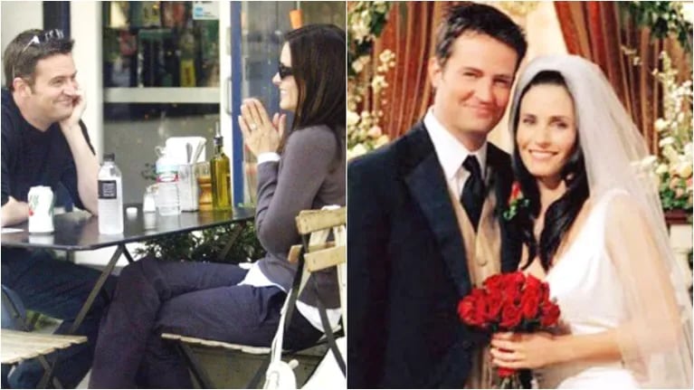 ¿Qué pasa entre Courtney Cox Arquette y Matthew Perry? (Fotos: Web y Twitter)