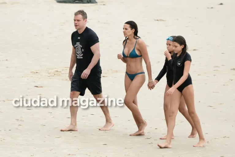  Las vacaciones familiares de Matt Damon con su esposa argentina y sus hijas en Australia 