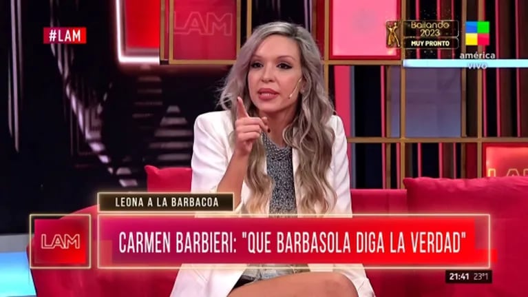 Alicia Barbasola reveló su verdad sobre su romance con Santiago Bal y apuntó contra Carmen Barbieri