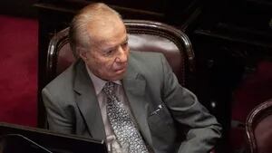 Expresidente Menem en coma inducido tras sufrir un fallo renal. Foto: DPA.