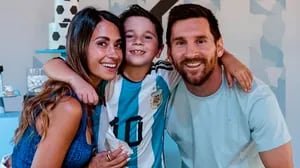 Antonela Roccuzzo posteó una foto de Mateo Messi y sin querer reveló de qué club es hincha.