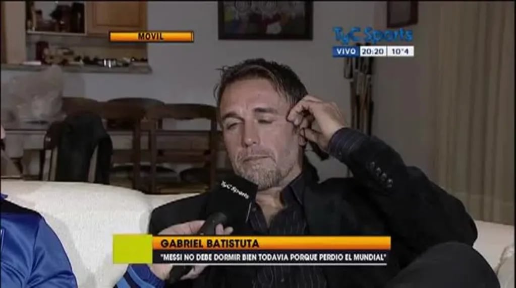 ¡Video! El drama de Gabriel Batistuta: "A dos días de haber dejado el fútbol le pedí a un médico que me corte las piernas"