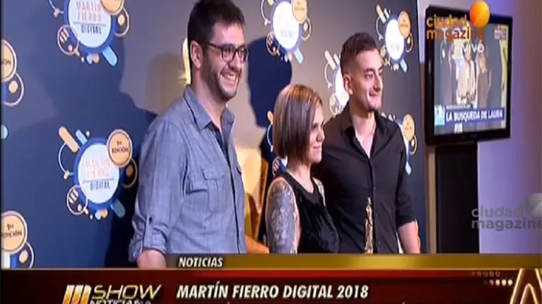 #MartínFierroDigital2018: Ciudad Magazine ganó la terna mejor Plataforma Digital TV