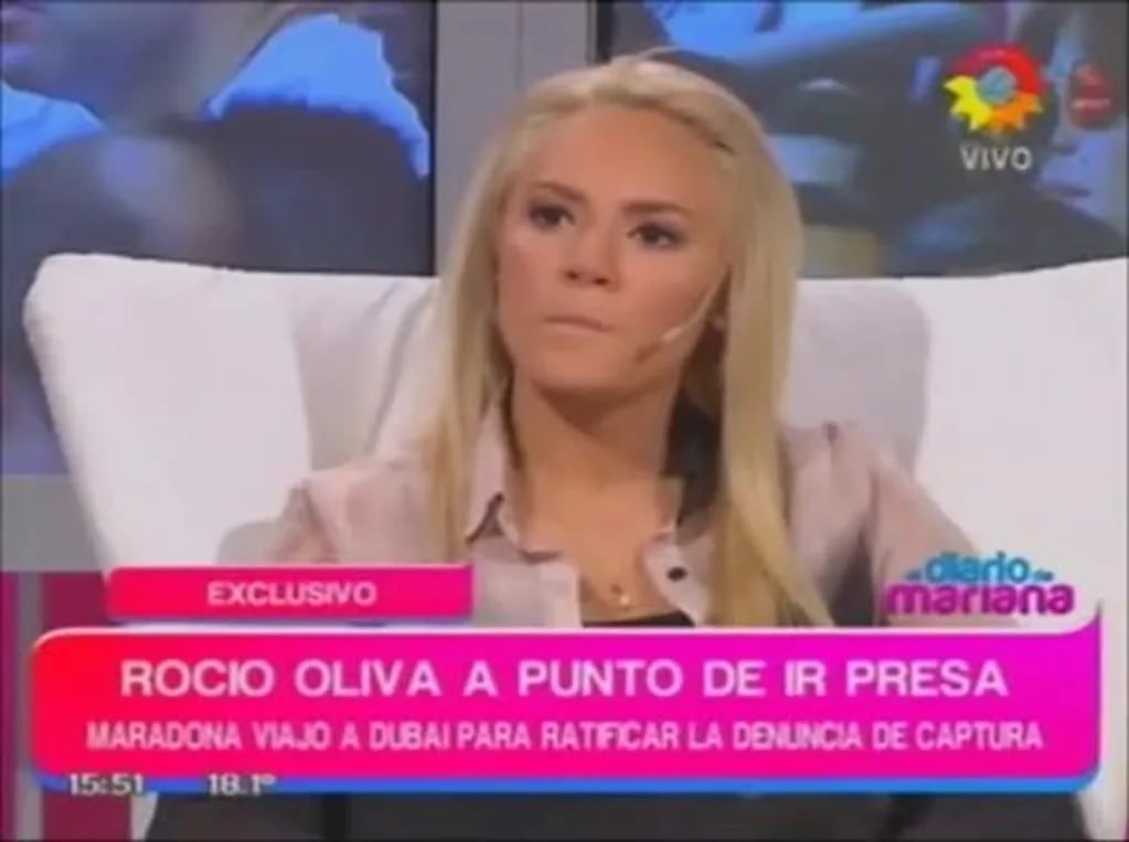 Rocío Oliva: "Diego Maradona quiere hacerme daño"