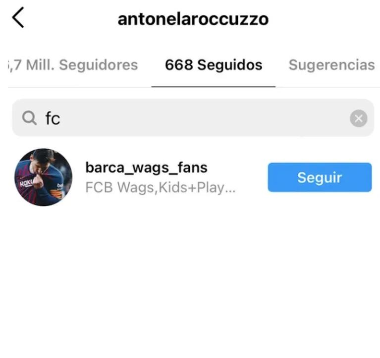 El contundente gesto 2.0 de Antonela Roccuzzo tras el pase de Lionel Messi al PSG: dejó de seguir al Barcelona en las redes sociales 
