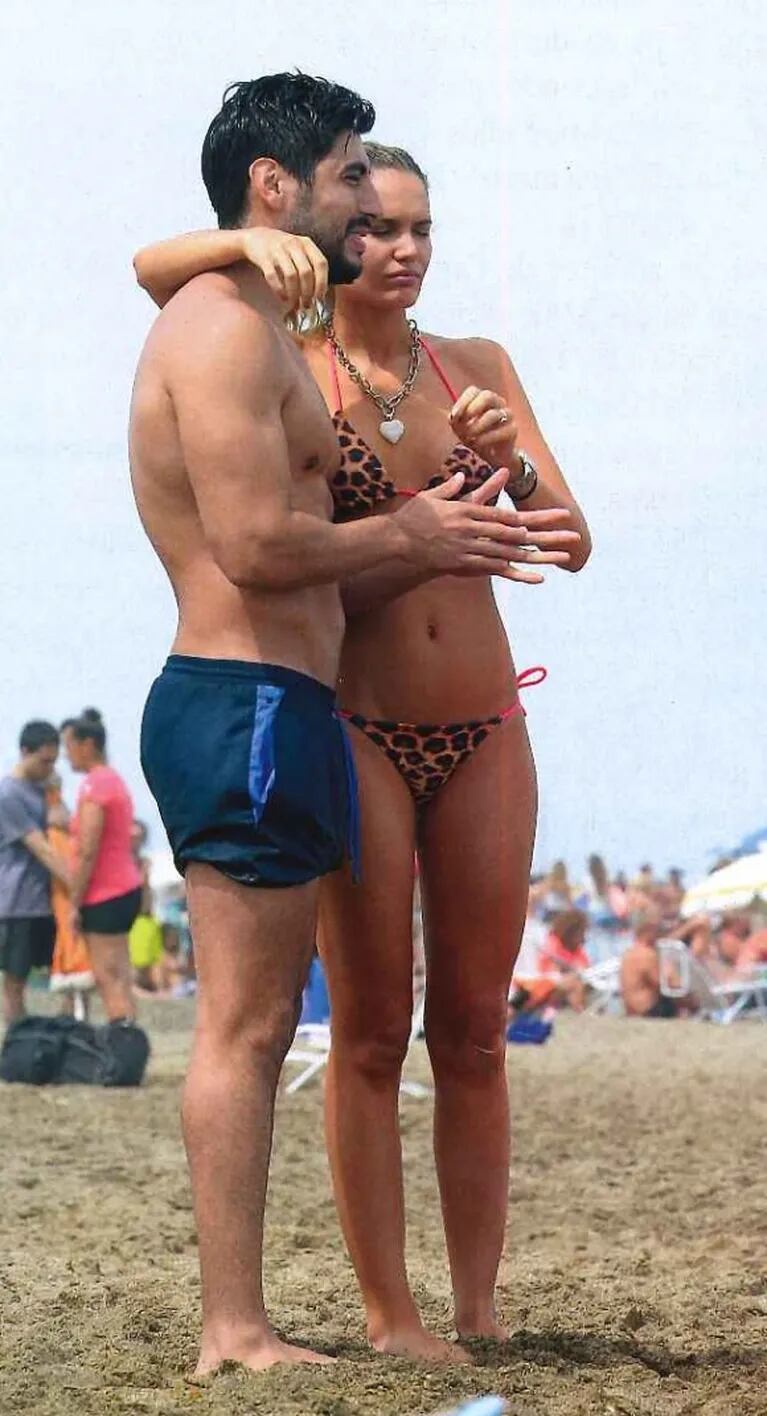 ¡Peló lomazo! Las fotos de Facundo Moyano con su novia, Eva Bargiela, en Mar del Plata
