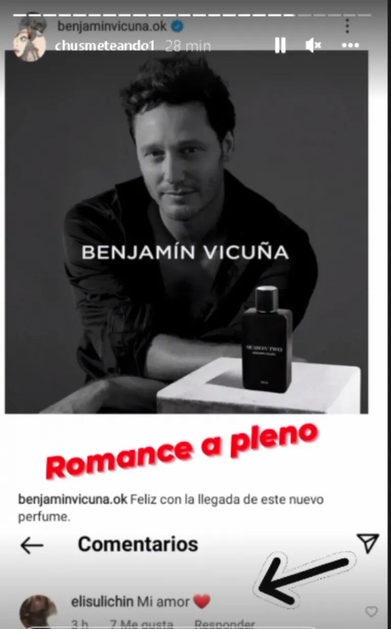 Benjamín Vicuña cuida a Amancio y a Magnolia y Eli Sulichin lo mima en público: "Mi amor"