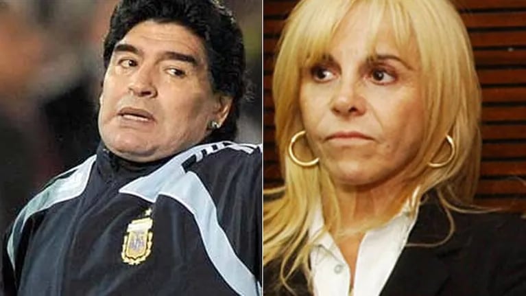 Maradona pidió en la Justicia anular la división de bienes con Claudia Villafañe (Foto: Web)