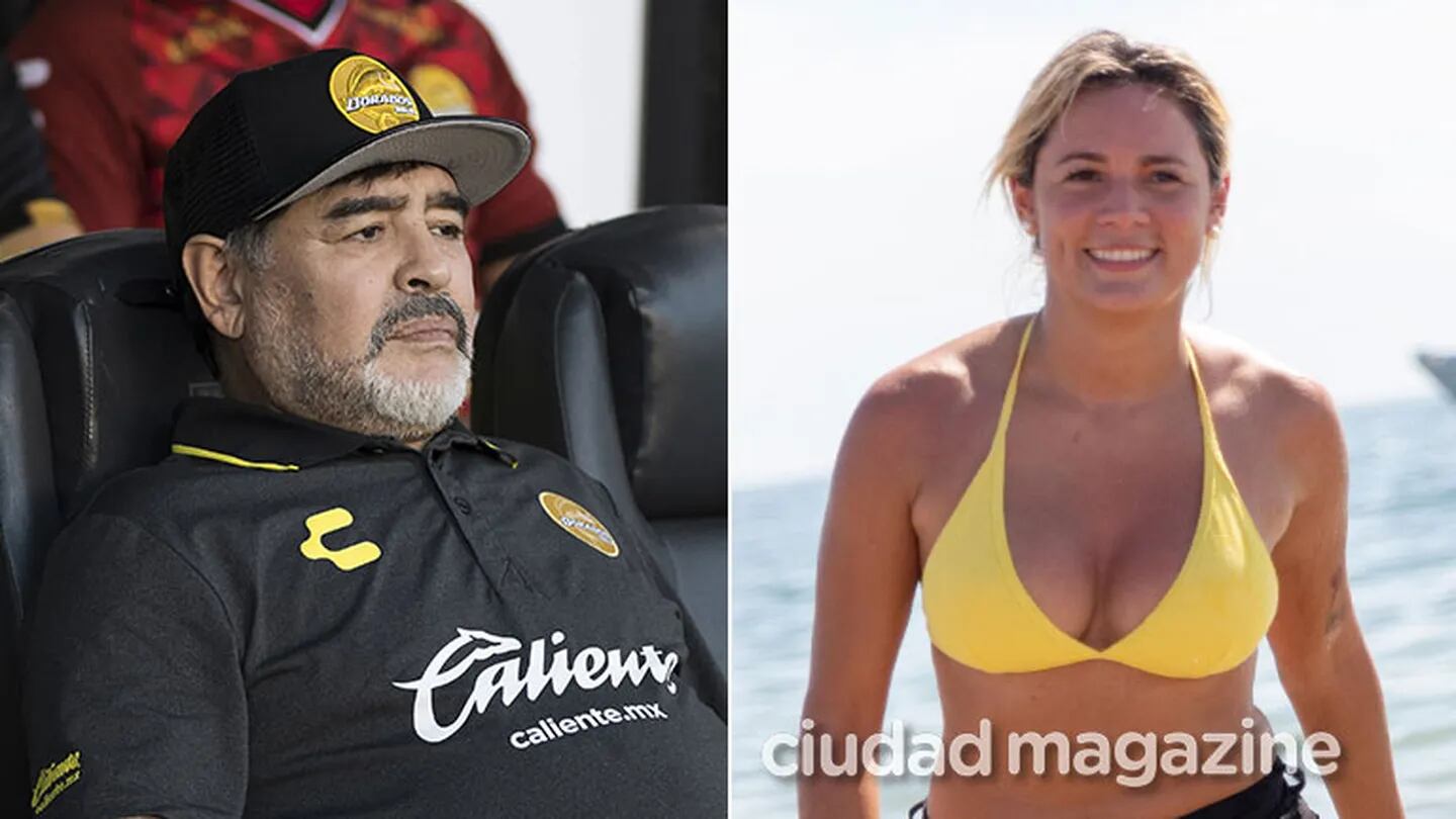 La repudiable frase de Diego Maradona sobre Rocío Oliva: No soy pegador, pero era para arrancarle la cabeza