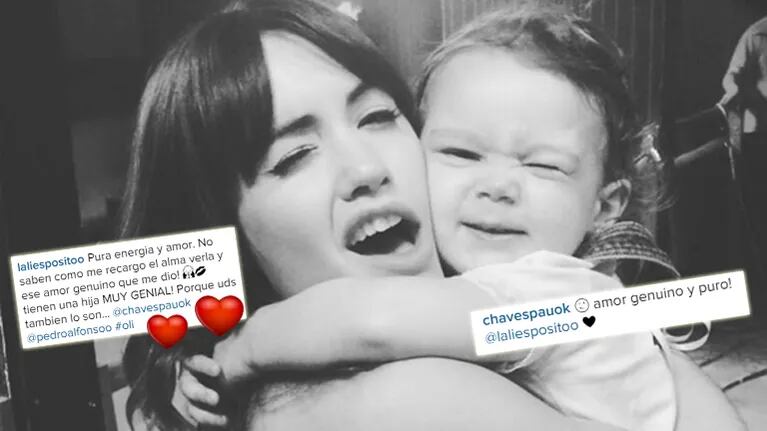Lali Espósito le dedicó un dulce mensaje a Olivia Alfonso (Foto: Instagram)