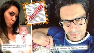 El novio de Tesouro publicó una foto con su beba, dos mujeres lo criticaron ¡y explotó con un tremendo insulto! (Foto: Instagram)