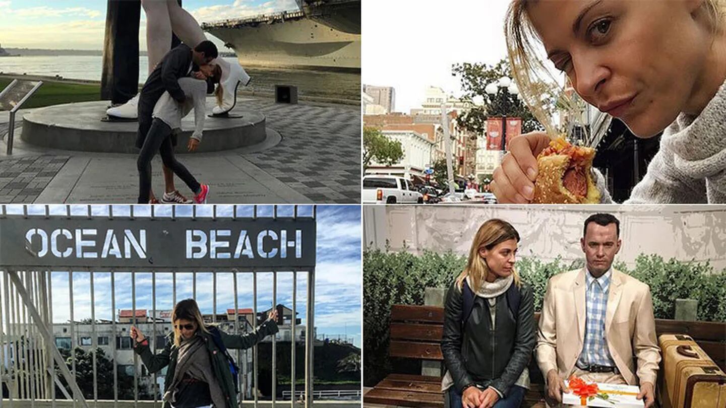Las vacaciones de Eugenia Tobal y Marthin Cevasco en Estados Unidos. Fotos: Instagram.