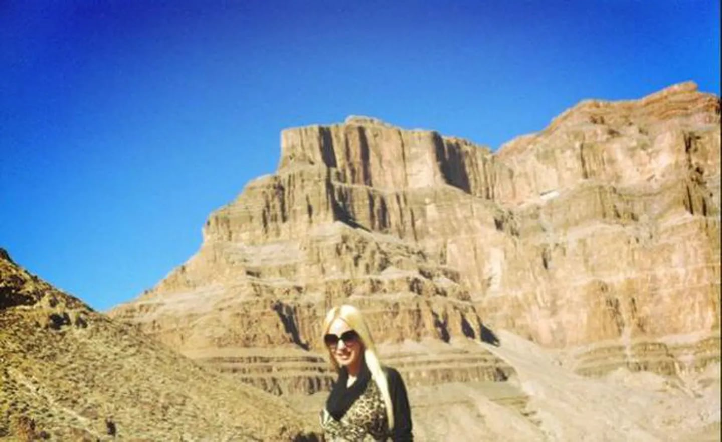 Luciana Salazar disfruta de un viaje de placer en Las Vegas junto a Redrado (Foto. Twitter). 