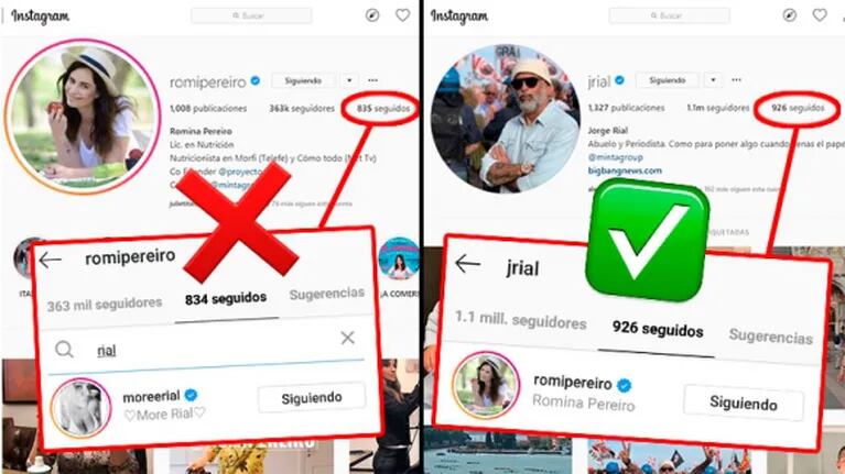 Romina Pereiro negó estar en crisis con Jorge Rial, luego de 'dejar de seguirlo' en Instagram: "Si estuviera enojada no haría esa boludez"
