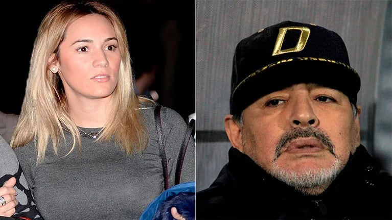 Rocío Oliva habló de su separación de Maradona (Fotos: DPA y REUTER)