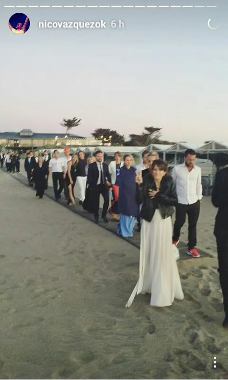 La increíble boda en la playa de Nico Vázquez y Gimena Accardi: el motivo por el que decidieron no usar anillos