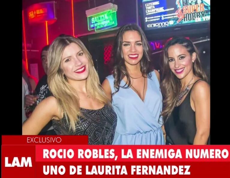 Rocío Robles y una nueva provocación a Laurita Fernández en Twitter: subió una foto en la que se veía la bailarina ¡y le tachó la cara! 