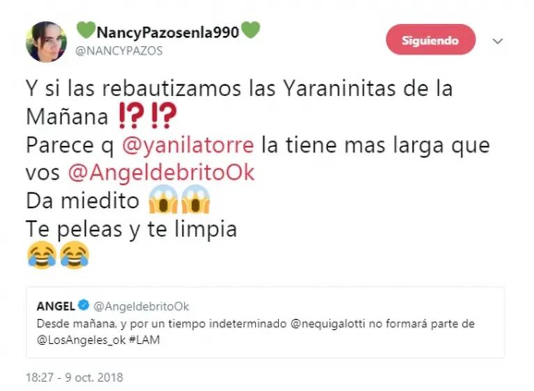 Filoso dardo de Nancy Pazos a Yanina Latorre tras la salida de Nequi Galotti de LAM... y qué le dijo De Brito
