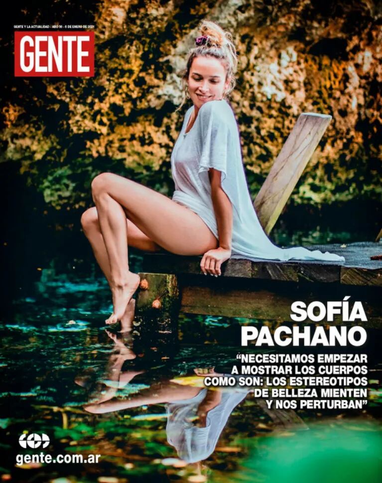 Sofía Pachano protagonizó la tapa de Gente sin maquillaje ni Photoshop: "Los estereotipos mienten y nos perturban"
