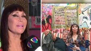 Moria Casán confirmó su romance (sin sexo) con un artista plástico Humberto Poidomani