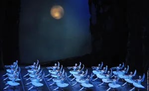 El Ballet Argentino de La Plata, que acompaña a Eleonora Cassano en La Bayadera. (Foto: Prensa)