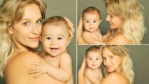 La producción de fotos súper tierna de Brenda Gandini con su hija 