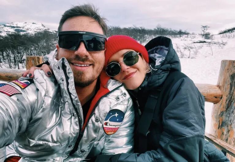 Fede Bal y Sofia Aldrey blanquearon su reconciliación desde la nieve: "Con mi astroboy"