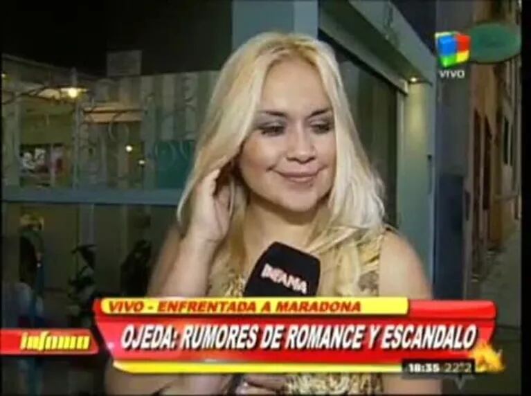 Verónica Ojeda confirmó su nuevo romance: "Nos estamos conociendo; quiero estar tranquila, como Diego con su pareja"