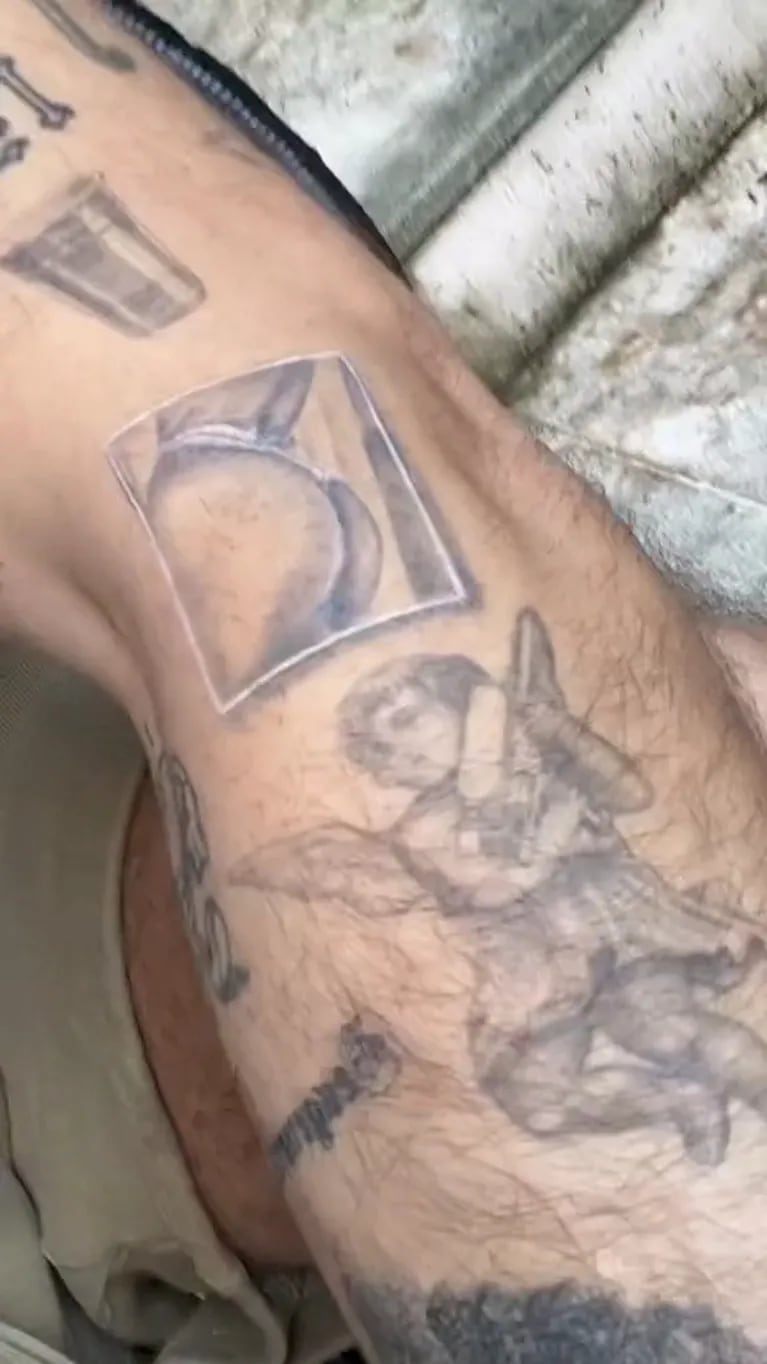 Ricky Montaner se tatuó la cola de Stefi Roitman en el brazo: "Amo tanto a mi esposa" 