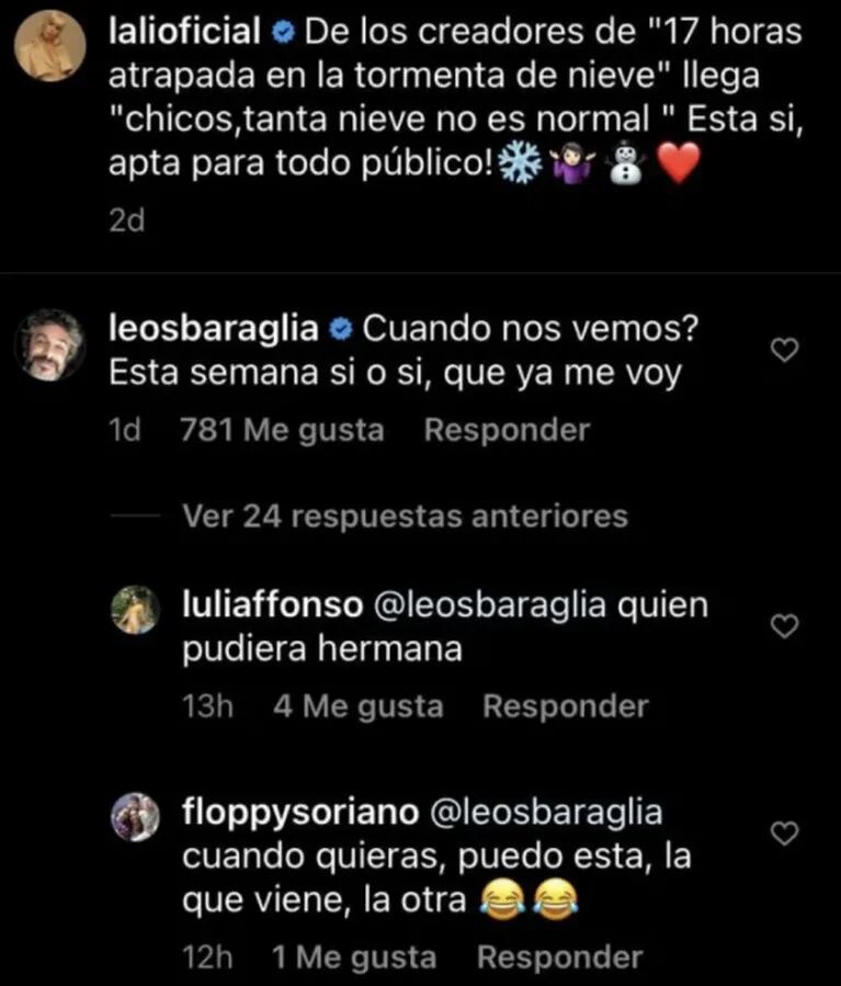 Sorpresiva invitación de Leo Sbaraglia a Lali Espósito en Madrid que revolucionó a sus fans: "¿Cuándo nos vemos?"