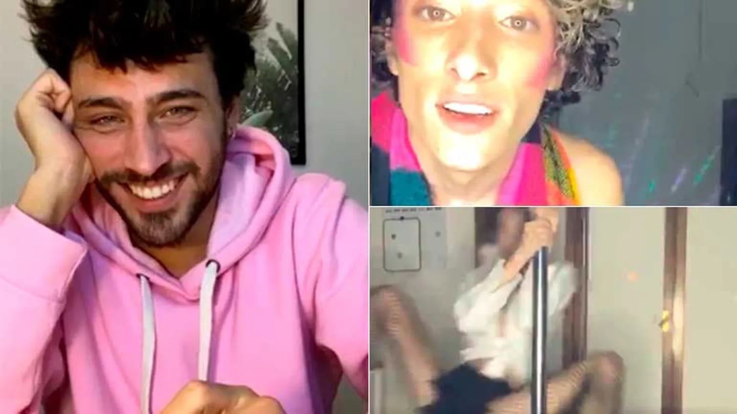 Lizardo Ponce y Lucas Spadafora la rompieron con un vivo en Instagram que hasta tuvo baile del caño