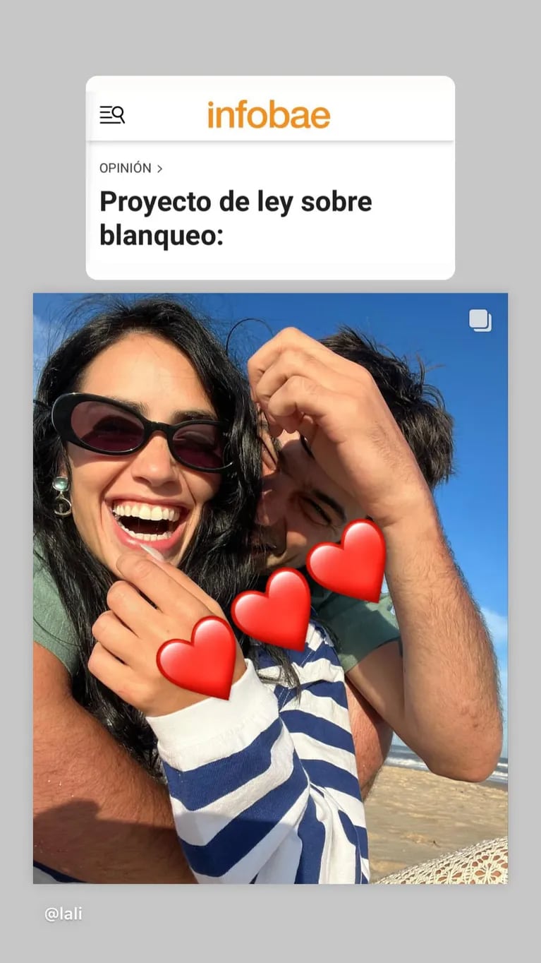 Pedro Rosemblat también blanqueó su romance con Lali Espósito (Foto: Instagram)