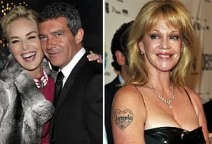 Antonio Banderas: ¿dejó a Melanie Griffith por Sharon Stone? (Foto: Web)