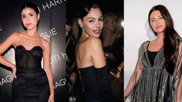 De Pampita a Camila Mayán y Jujuy Jiménez: el look total black de las famosas en un exclusivo evento