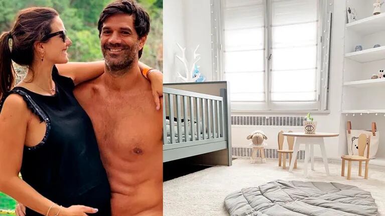 Luli Fernández dejó espiar la tierna decoración del cuarto de su bebé