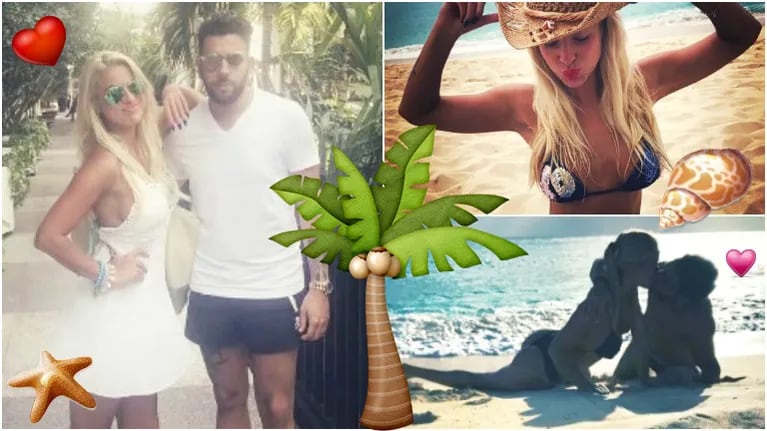 Ailén Bechara, amor y sensualidad en sus vacaciones con su novio (Fotos: Instagram)