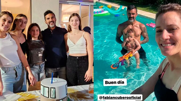Fabián Cubero cumplió 45 años: el festejo junto a sus hijos y Mica Viciconte en su imponente casa