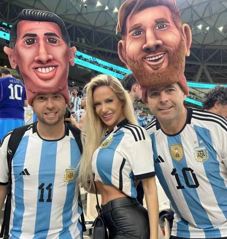 Mundial Qatar 2022: Luli Salazar mostró su outfit súper sensual para alentar a la Selección Argentina
