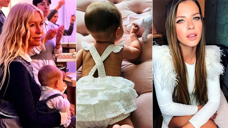 La dulce foto de Cris Morena con la beba de la China Suárez: Increíble tener a su hijita en brazos